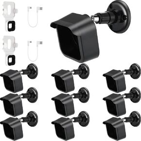 10 قطع من دعامة التثبيت على الحائط المتوافقة مع كاميرا Blink الخارجية وحامل الكاميرا الداخلي والخارجي مع قطعتين من وحدة المزامنة ومنفذ التثبيت المتوافق مع كاميرا Blink Home Security in Kuwait