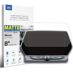 Tempered Glass Screen Protector for 2019 2020 2021 2022 2023 Chevy Blazer 8 Inch Touchscreen Anti Glare (Matte)