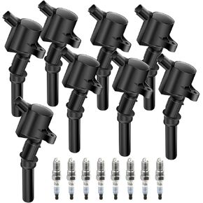 UF502 Ignition Coil Packs and 7781 / ZFR5LP13G Spark Plug for 2006-2011 Dodge Charger Magnum Journey & Chrysler 300 Town & Country & Volkswagen,3.5L 4.0L Coils for 04606869AB (6pack)
