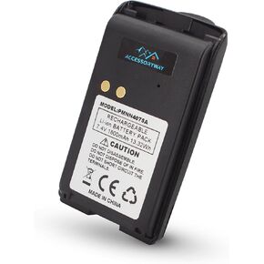 Replace PMNN4075A 7.4V 1800mAh Li-Ion Battery cormpatible for Motorola Mag One BPR40 Mag One A8 Mag One A6 Series radios Replacement Battery PMNN4071AR PMNN4071AC PMNN4071 PMNN4075AR Battery with clip
