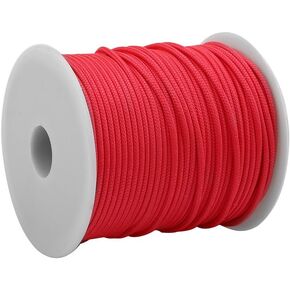 Speargun Reel Line, Spearfishing Line 50M Spool 2mm Dia Fishing Shooting Line 396lb Strength Super Strong Resistant Speargun Reel Line for Spearfishing (Red)
