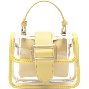 I IHAYNER Clear Purses for Women Crossbody Clear Bag for Stadium Transparent Shoulder Bag for Concerts Small Tote Bag, 2 pcs