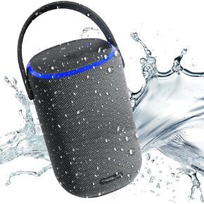 TREBLAB HD-Energy Outdoor Portable Bluetooth Speaker - Powerful 40W Wireless Speaker with Built-in Microphone, Up to 18H Playtime, IPX6 Waterproof, TWS Pairing, and Powerbank Functionality