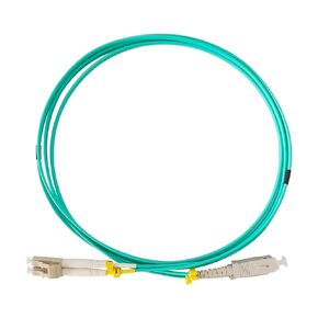 OM3 Fiber LC to LC 2m, Lc to Lc Fiber Patch Cable OM3, 10GB Multimode Duplex LC-LC 50/125um LSZH PureOptics Cable Series(6.56ft)