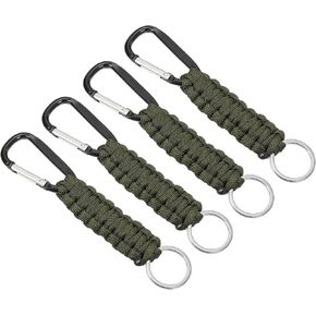 PATIKIL Paracord Keychains Braided Paracord Keychain Clip Paracord Lanyard with D Hook Clip for Outdoor Camping Hiking