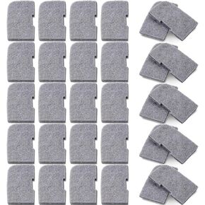 30 Pcs Ammonia Remover Pad Compatible with Fluval 306/307/406/407 Aquarium Canister Filter Media Aquarium Ammonia Remover Filter Pad Aquarium Filter Accessories for Fish Aquarium Pond