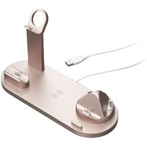 Wireless Charging Station for Multiple Devices of Apple, Samsung - Phone Charger Stand Power up Your Devices with Ease, BLACK
