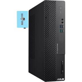 ASUS ExpertCenter D5 Business Mini Desktop PC (Intel i5-12400 6-Core, 16GB RAM, 512GB PCIe SSD, Intel UHD 730, WiFi, Bluetooth, Black, Windows 11 Pro) with Dockztorm Hub