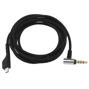 2M Wireless Gaming Headset Extension Cords Replacement Cable Compatible with SteelSeries Arctis 3 Arctis 5 Arctis 7 Arctis Pro Wireless Black