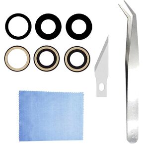 Camera Glass Cover Rear Lens Replacement Parts+ Adhesive for iPhone 15 Pro Max 6.7 inch