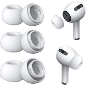 3 Pairs Airpod Pro Ear Tip Replacement, Airpods Pro Ear Tips, Airpod Pro Tips, Airpods Pro 2nd Generation Ear Tips, Airpod Ear Tips, S/M/L 3 Size, Compatible with Airpods Pro 2 and 1st