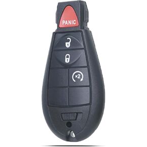 Key Fob Fits for Jeep Cherokee 2014 2015 2016 2017 2018 2019 2020 2021 2022 2023 Keyless Entry Remote Control Key Replacement GQ4-53T 68105083 4A Chip 433MHz Black