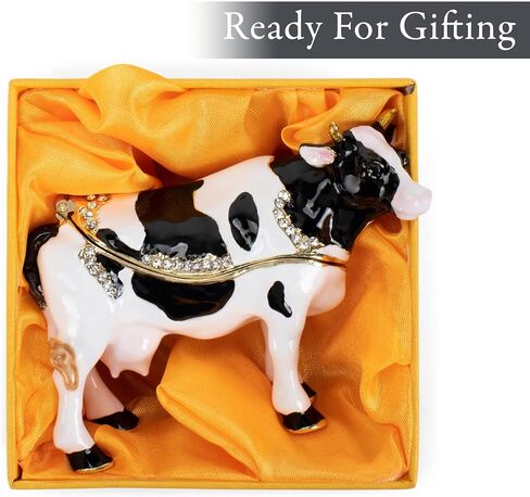 Cottage Garden Hand Painted Metal Enamel Hinged Trinket Box Ornamental Mini Jewelry Ring Earring Organizer Vintage Figurine Keepsake Box with Bejeweled Crystals, Golden Brown Arabian Horse in Saudi Arabia