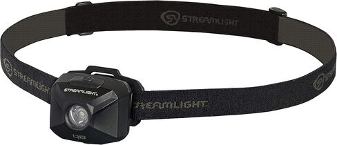 Streamlight 61433 QB Compact 200-Lumen Rechargeable Spot Beam Headlamp with Hat Clip, Head-Strap and USB Cord, Black in Saudi Arabia