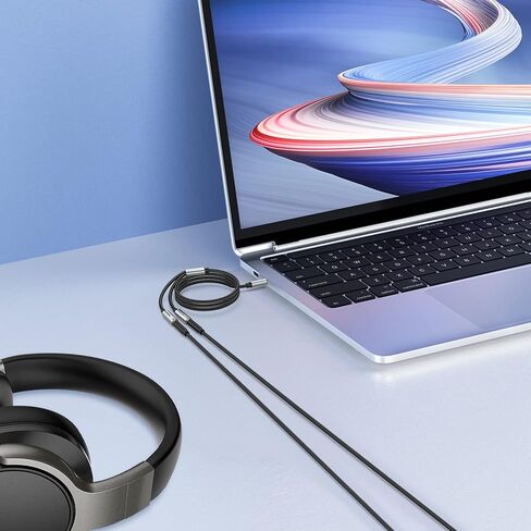 مقسم ميكروفون سماعة الرأس 3.5 مم 2 TRS أنثى إلى 1 TRRS ذكر ميكروفون وصوت Y مقسم TRRS كابل محول سماعة رأس متوافق مع أجهزة الكمبيوتر المحمول PS4 Xbox One PC Tablet Gaming in Kuwait