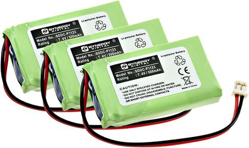 Synergy Digital Dog Collar Battery, Compatible with Dogtra AE562438P6H, AE602048P6H, BP74T2 Dog Collar Battery (Li-Pol, 7.4V, 500 mAh) in Saudi Arabia