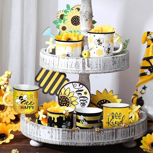 6 Pcs Christmas Mini Coffee Mugs Xmas Mini Coffee Cups Christmas Mugs with Ribbons for Home Tiered Tray Decor Xmas Winter Holiday Kitchen Bar Decorations Housewarming Gifts (Christmas Tree) in Kuwait