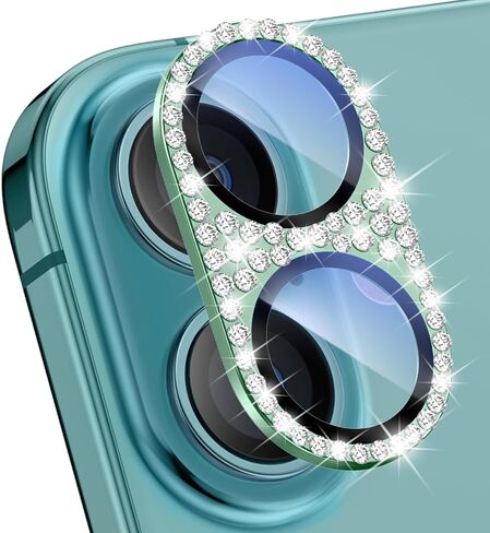 Goton Compatible for iPhone 16 Pro Max & 16 Pro Camera Lens Protector, Bling Glitter Metal Cover Glass Lens Screen Protective Accessories for iPhone 16 Promax - 16Pro in Kuwait