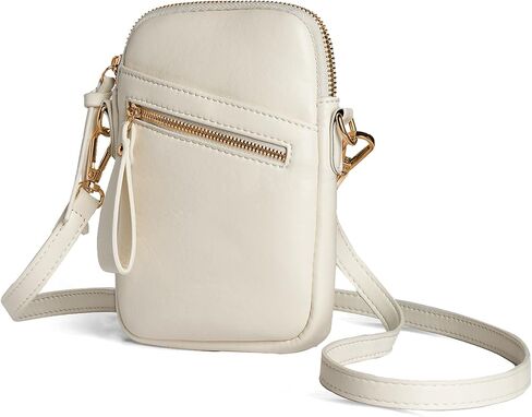 M-Plateau Leather Crossbody Bags for Women, Small Sling Bag for Women, Phone Purse with Adjustable Strap in Saudi Arabia