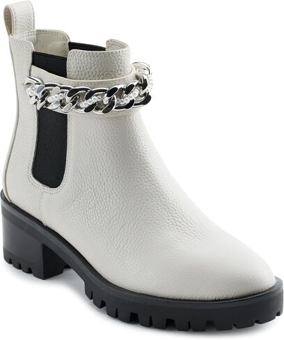 KARL LAGERFELD Women's Lug Bottom Pierson Mid Shaft Boot Ankle in Saudi Arabia