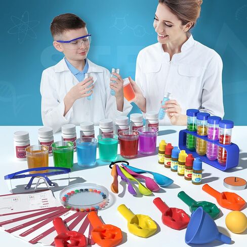 SNAEN Science Kit with 30 Science Lab Experiments,DIY STEM Educational Learning Scientific Tools for 3 4 5 6 7 8 9 10 11 Years Old Boys Girls Kids Toys Gift in Saudi Arabia