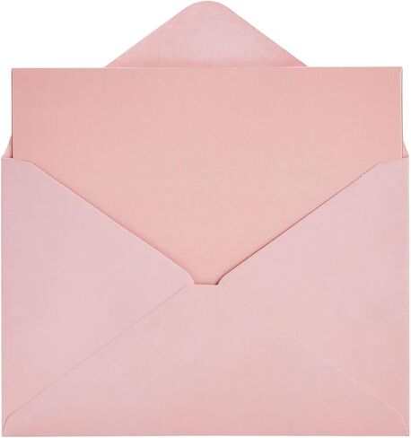 48 Pack Kraft Brown Blank Greeting Cards with Envelopes, Folded Cardstock for DIY Wedding, Birthday Invitations, Crafts (4x6 in) in Kuwait