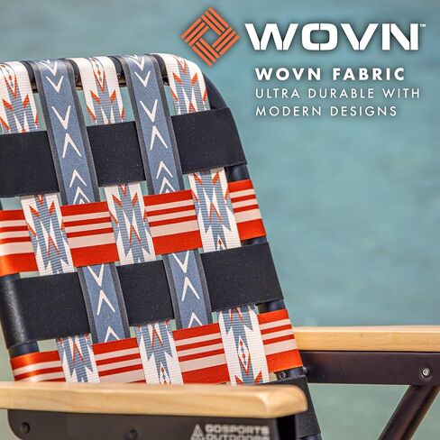 GoSports WOVN Premium Beach & Camping Chairs - Folding Backpack Chairs for Adults - 9 Styles Available in Saudi Arabia