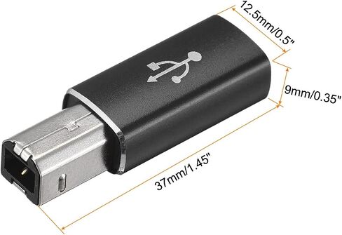 محولات USB C إلى الطابعة MIDI لتحويل النوع C إلى محولات USB B [للبيانو والطابعة وأجهزة المزج والكمبيوتر اللوحي] - أحمر / قطعتان in Kuwait