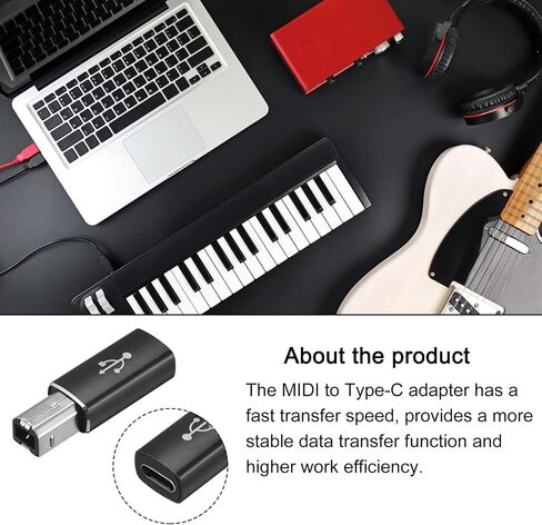 محولات USB C إلى الطابعة MIDI لتحويل النوع C إلى محولات USB B [للبيانو والطابعة وأجهزة المزج والكمبيوتر اللوحي] - أحمر / قطعتان in Kuwait