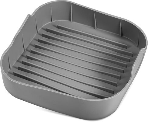 iplusmile Silicone Liners Square 8 Inches for Air Fryer, Reusable Silicone Pot Baking Tray Non Stick Food-grade Safe Air Fryer Liner Basket Accessories for Air fryers Oven in Saudi Arabia