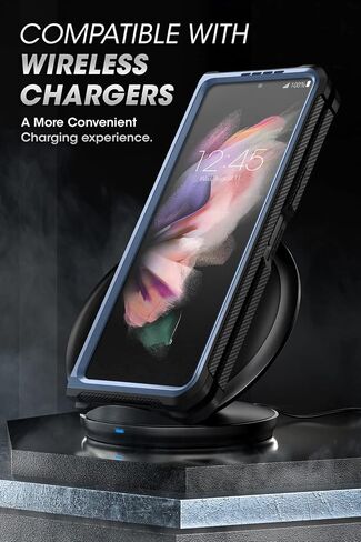 جراب SUPCASE لهاتف Samsung Galaxy Z Fold 3 مع حامل (Unicorn Beetle)، [واقي شاشة مدمج ومشبك حزام] جراب هاتف واقٍ متين ومقاوم للصدمات لكامل الجسم لهاتف Galaxy Fold 3، قابل للإمالة in Saudi Arabia
