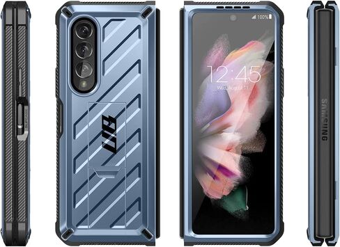 جراب SUPCASE لهاتف Samsung Galaxy Z Fold 3 مع حامل (Unicorn Beetle)، [واقي شاشة مدمج ومشبك حزام] جراب هاتف واقٍ متين ومقاوم للصدمات لكامل الجسم لهاتف Galaxy Fold 3، قابل للإمالة in Saudi Arabia