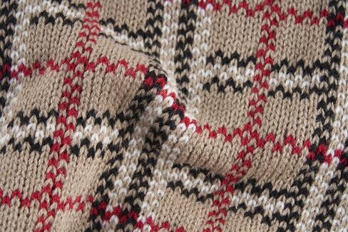 سترة الحيوانات الأليفة المحبوكة منقوشة باللون البيج من Nothers للكلاب الكبيرة والقطط، ملابس معطف دافئ، ملابس تريكو شتوية للحيوانات الأليفة للطقس البارد، مقاس X-Large (XL) 19 بوصة طول الظهر، Xlarge طول الظهر 19 بوصة in Kuwait