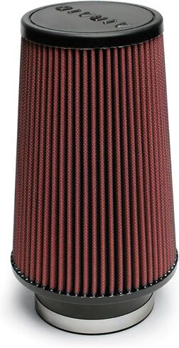 Airaid 702-470 Universal Clamp-On Air Filter: Round Tapered; 4 in (102 mm) Flange ID; 9 in (229 mm) Height; 6 in (152 mm) Base; 4.625 in (117 mm) Top, Black in Saudi Arabia