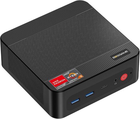 كمبيوتر صغير للألعاب P3، كمبيوتر صغير بمعالج AMD Ryzen 6900HX (8 مراكز/16 خيط، حتى 4.9 جيجا هرتز) 32 جيجا DDR5، 1 تيرابايت M.2 SSD، كمبيوتر مكتبي ثلاثي العرض، نظام التشغيل Windows 11 Pro مسبقًا، شبكة LAN مزدوجة، WiFi 6E، BT 5.2 in Saudi Arabia