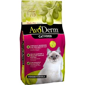 Avoderm Natural Indoor Hairball Care & Weight Control Canned Wet Cat Food, 5.5-Ounce Cans, Case Of 24