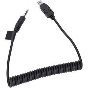 Shutter Release Connecting Cable for Nikon D7200, D5100, D5000, D3200, D3100, D90, Df, D750, D610, D600, D7100, D7000, D5300, D5200, D5100, D5000, D3300, D3200(3.5mm-N3)