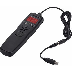 ABUYCS Camera Shutter Release Wired LCD Timer Remote Control Intervalometer Time-Lapse Photography Device Compatible for Sony Alpha A7 A7S A7R A3000 A7M2 A7R2 A7II A7III A7RIII A7SIII A6000