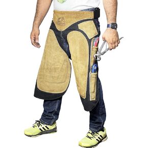 قطع مريلة من Equine Care Farrier: مزيج من الجلد السويدي والقماش مقاس 29 بوصة مع دعم خلفي، و4 جيوب و2 مغناطيسي. in Kuwait