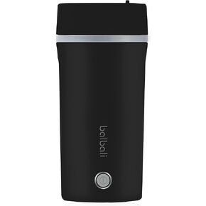 balbali 17oz Travel Kettle Portable Electric Kettle - Mini Hot Water Boiler/Maker/Heater/Warmer for Tea - Small Electric Thermos Heated Travel Mug - Portable Kettle for Travel - Black in Kuwait