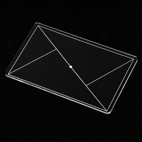 Golden Triangle Photography Composition Tool,1 Pack Portable Enhance Photography/Painting/Drawing View Finder,Credit Card Size