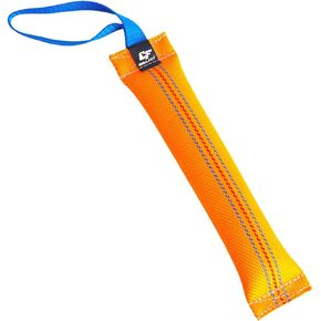 K9 Dog Bite Tug Toy with Strong Handle - Made of Durable & Tear-Resistant Fire Hose - Perfect for Tug of War, Fetch & Puppy Training - Ideal Pull Toy for Medium to Large Dogs, 12 Inches