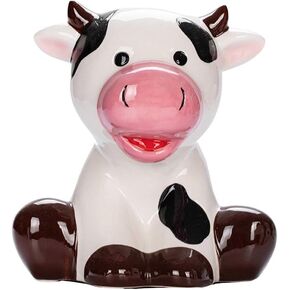 Mathew O Ceramic Cow Money Bank Piggy Bank Ornament,Home Decoration