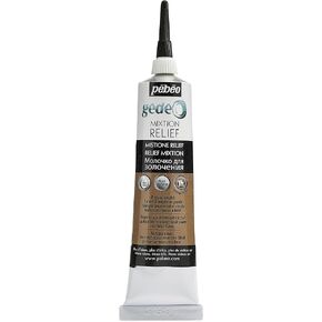 Pebeo Gedeo Mixtion Relief Gilding Paste, 37 ml Tube, Transparent