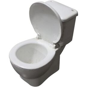 VOSAREA Miniature Commode Model Toy Dollhosue Bathroom Furniture Funny Toilet Decor Doll Accessories