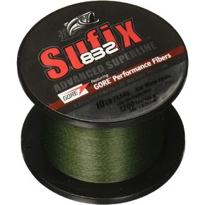 Sufix 832 Braid Line-1200 Yards (Green, 80-Pound)