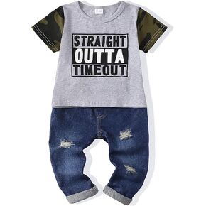 Renotemy Baby Boy Clothes Summer Infant Toddler Boy Outfits Clothes Set Short Top Pants Outfits Clothing For Boys
