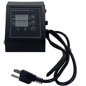 Heat Press Machine Control Box ECUTEE Double Hole Digital Box LED Controller for 12 x 15Inch Type K Temperature Control Box for Heat Transfer Sublimation Print Machine T-Shirts Mug Plate Cap Cup in Kuwait