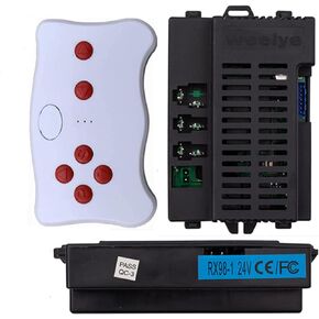 RX98-1 24V CE FC 2.4G Bluetooth Remote Control and Receiver Kit Controller Control Box Accessories for Children Electric Ride On Toys Car Replacement Parts
