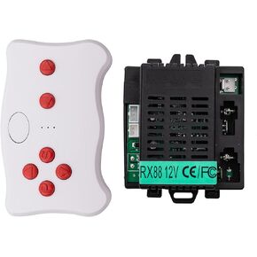 Weelye RX88 12V FCC/CE للأطفال تعمل بالطاقة للركوب على السيارة 2.4G بلوتوث للتحكم عن بعد وملحقات الاستقبال للأطفال الكهربائية على قطع غيار السيارة